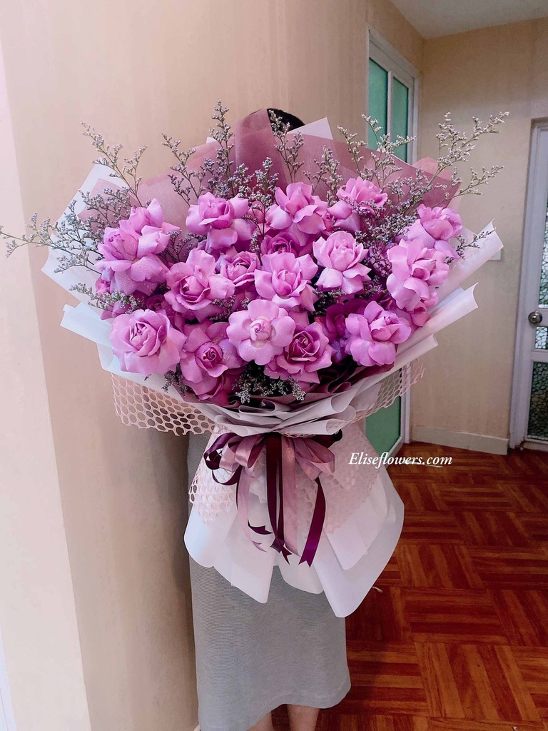 Bó Hoa Hồng Tím