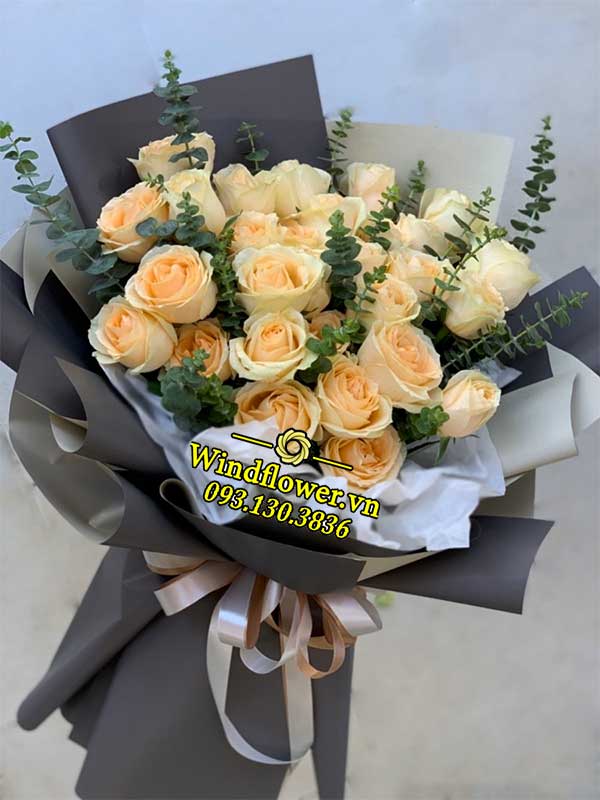 Bó Hoa Hồng Vàng