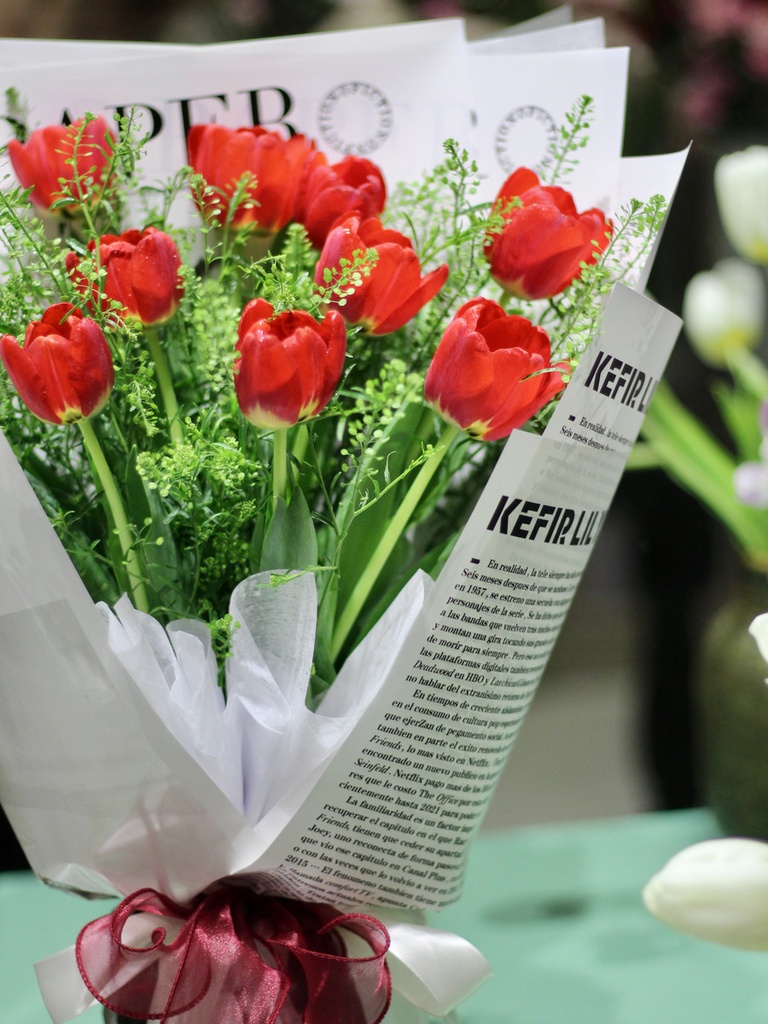 Bó Hoa Tulip Đỏ