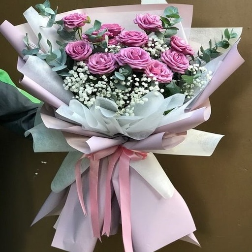 [FLOT292] Bó Hoa Hồng Tím