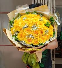 [FLOT302] Bó Hoa Hồng Vàng