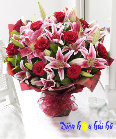 [FLOT446] Bó Hoa Ly Hồng