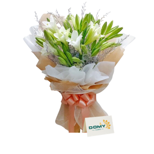 [FLOT297] Bó Hoa Ly Trắng