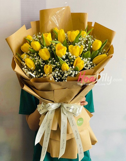 [FLOT457] Bó Hoa Tulip Vàng