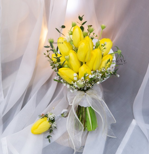 [FLOT241] Bó Hoa Tulip Vàng