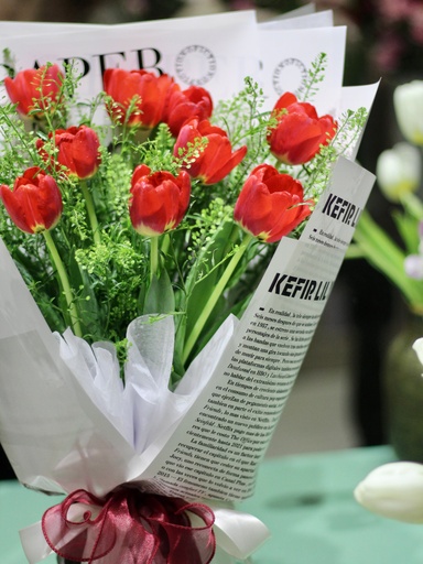 [FLOT197] Bó Hoa Tulip Đỏ